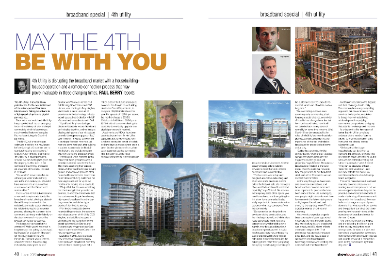 DBA Estates Managing Director, Andy Timbrell appears in Showhouse magazine for the second time.